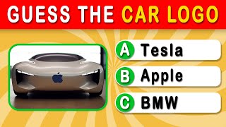 Guess the Car from the Logo | Car Quiz🤔🚘