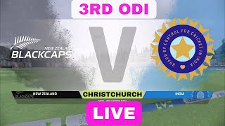 🔴LIVE  : India vs New Zealand 3rd ODI Live  TODAY | IND vs NZ 3rd ODI Live Scores | Cricket 22