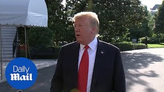 President Trump says China being weakened by tariffs