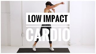 Low Impact HIIT CARDIO +  LEGS Workout // No Jumping + No Equipment