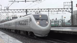 JR西日本681系 金サワW08編成 特急しらさぎ8号名古屋 尾張一宮駅到着