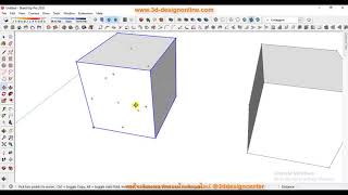 #สอนSketchUp การใช้คำสั่ง Move และเทคนิคเพิ่มเติมใหม่ๆ ของ #คำสั่งMove ในโปรแกรม SketchUp 2020