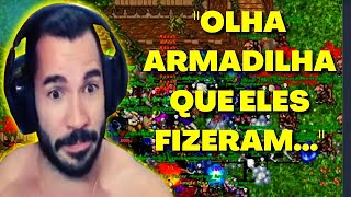 Tibia MORRENDO NO CHAR DO SERVICE, ARMARO TRAP SURPRESA PARA O DUKOTH 😂#FinanceirandoPlay