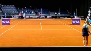 Diana Marcinkevica vs. Katerina Siniakova @ Porsche Tennis Grand Prix Stuttgart 2014