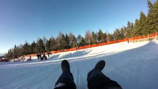 Terrell Sledding at Mt. Fuji