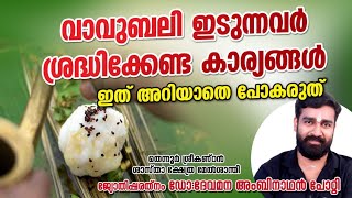 വാവുബലി ഇടുന്നവർ മാത്രം കണ്ടുനോക്കു വാവുബലി 2022