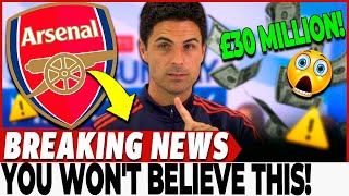 🚨 URGENT! ARSENAL'S SHOCKING TRANSFER DECISION REVEALED! NOBODY WAS EXPECTING THIS! ARSENAL NEWS!