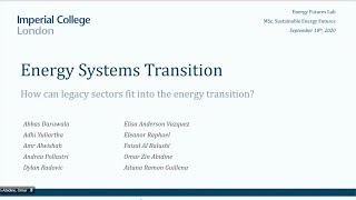SEF Conference 2020: Energy Systems Transition