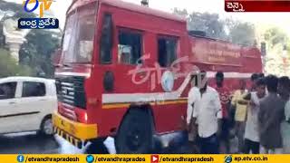 A major fire accident car parking area in porur, chennai