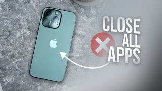 How to Close All Open Apps on iPhone (tutorial)