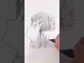 中心から時透無一郎を描いてみた。 鬼滅の刃刀鍛冶の里編 shorts