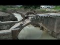 ostra vetere crolla ponte le immagini dal drone