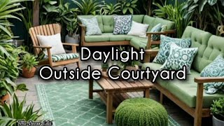 Bringing the Outdoors In || Daylight Courtyard Inspiration | The Decor Edit #homedecor #interior