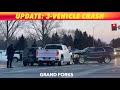 update driver cited in grand forks crash 2 injured