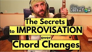 The Secrets to improvisation over Chord Changes