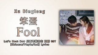 笨蛋 ( Fool ) - 徐秉龙 Xu Binglong || 见面吧就现在 网剧 Let's Meet Now OST || Lyrics