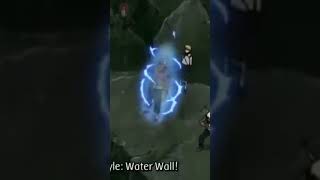 Water Style: Water Wall (Suiton: Suijinheki) | Darui #naruto #shorts #anime #animeedit #ytshorts