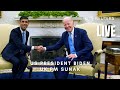 LIVE: US President Joe Biden and British Prime Minister Rishi Sunak speak in Washington, D.C.