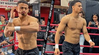 ROLANDO ROMERO SHOWS RIPPED FINAL FORM FOR GERVONTA DAVIS IN LAST WORKOUT DAYS AWAY FROM FIGHT