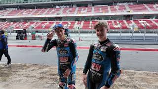 W pit lane na juniorskich MŚ JuniorGP Moto3 w Barcelonie