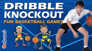 Fun BASKETBALL Drills for Kids - ⛹️ Dribble Knockout 🥊