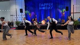 LA Swing Dance Posse live performance at Disney Dapper Day at Disneyland, 3rd Performance