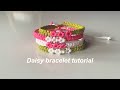 How to make daisy bracelet || yarnivora