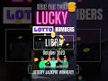 LIBRA JACKPOT WINNER!!💸❤️💲💕❤️✨👉OCTOBER 2023❤️💲💕✨💰❤️💸 Lucky Lotto Numbers.  #tarot  #lottonumbers