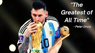 Peter Drury POETIC commentary on Lionel Messi winning the World Cup
