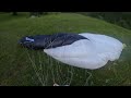 clown hat wingsuit base slovenia 4k