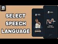 How To Select Speech Language On Crex - Cricket Exchange App