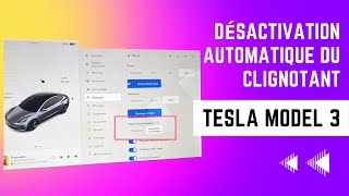 La Tesla Model 3 désactive désormais automatiquement les clignotants