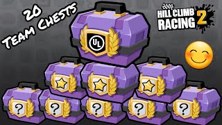 Hill Climb Racing 2 - 20 TEAM CHESTS (Friendly Chests 5)