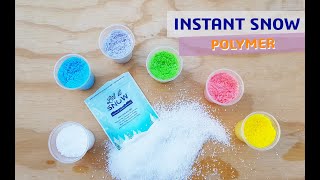 INSTANT SNOW POLYMER