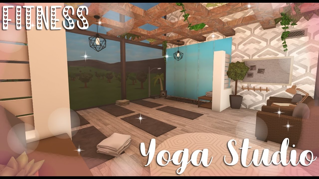 CITY SERIES: Bloxburg Fitness Yoga Studio #3 - SpeedBuild - YouTube