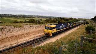 Journey Beyond Rail's Indian Pacific diverted through the Adelaide Hills NR86 NR60 29/11/22