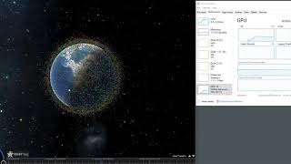 Celestrak Orbit Visualization - full speed; 60fps