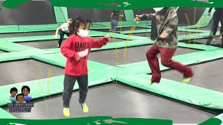 Family Fun Day At The Indoor Trampoline Park For Kids !! Entertainment For Toddlers