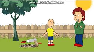 Caillou Gets Grounded On Earth Day
