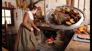 Cooking Up a Fall Feast from 1808 |Real Historic Recipes ASMR|