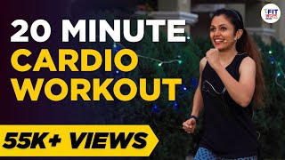 20 Minute Fun Cardio Workout | No Equipment | Shivangi Desai Health Coach