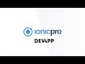 Ionic DevApp