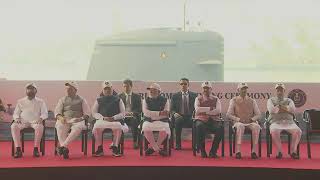 15.01.2025 :  Prime Minister  commissioned three naval ships at Naval Dockyard in Mumbai