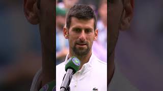 Beating Novak Djokovic? "It ain't happening!" 😂 #shorts