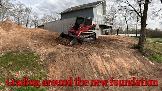 Backfilling And Grading Around The Foundation