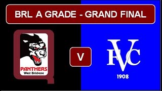 BRL A Grade - Grand Final: West Brisbane Panthers vs Valleys Diehards