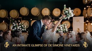 Weddings at De Simone Vineyards