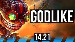 ZIGGS vs HWEI (MID) | Godlike | EUNE Master | 14.21