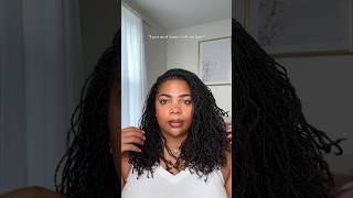 5 min summer style | French pin #microlocs #locstyles