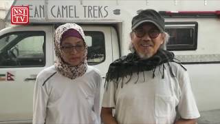 Couple's 8 Nation trek to Makkah on a 'Lean Camel'